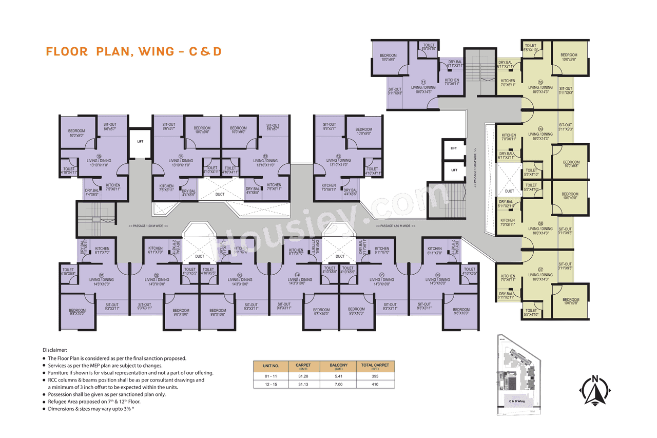 Porwal Khush Vista Floor plan 3