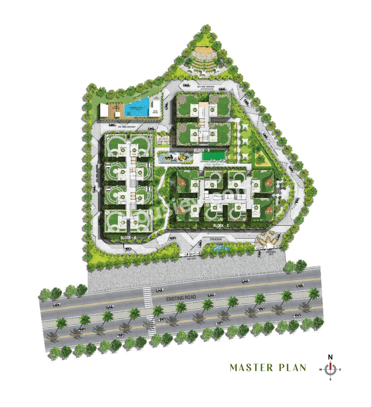 Pragathi Green Woods Master Plan