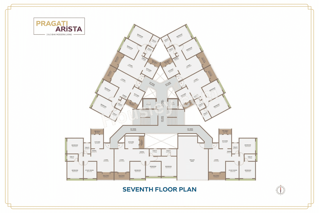 Pragati Arista Floor plan 2