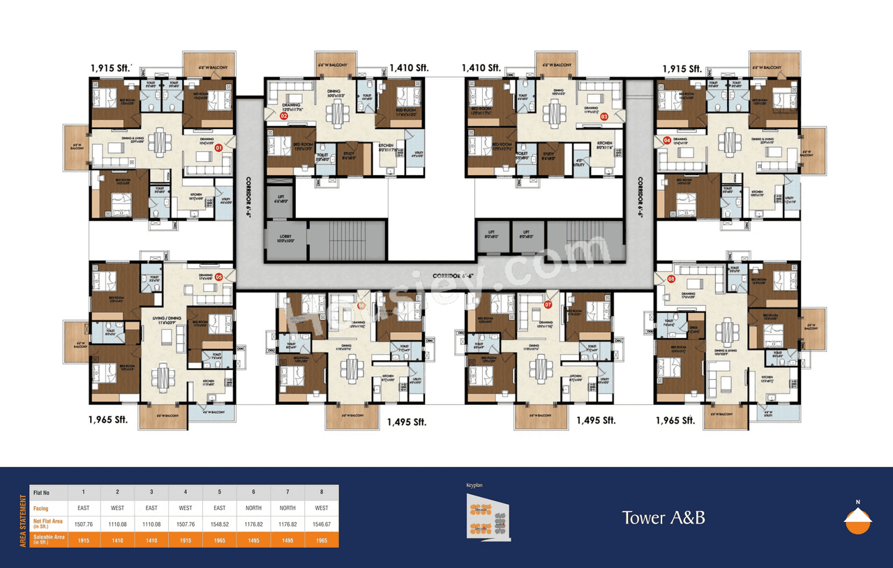 Pranathi Kiara Floor plan 1