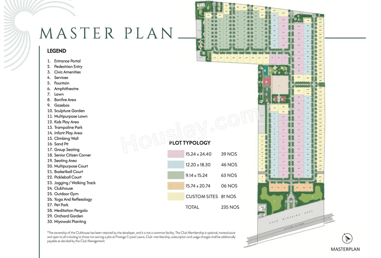 Prestige Crystal Lawns Floor Plan