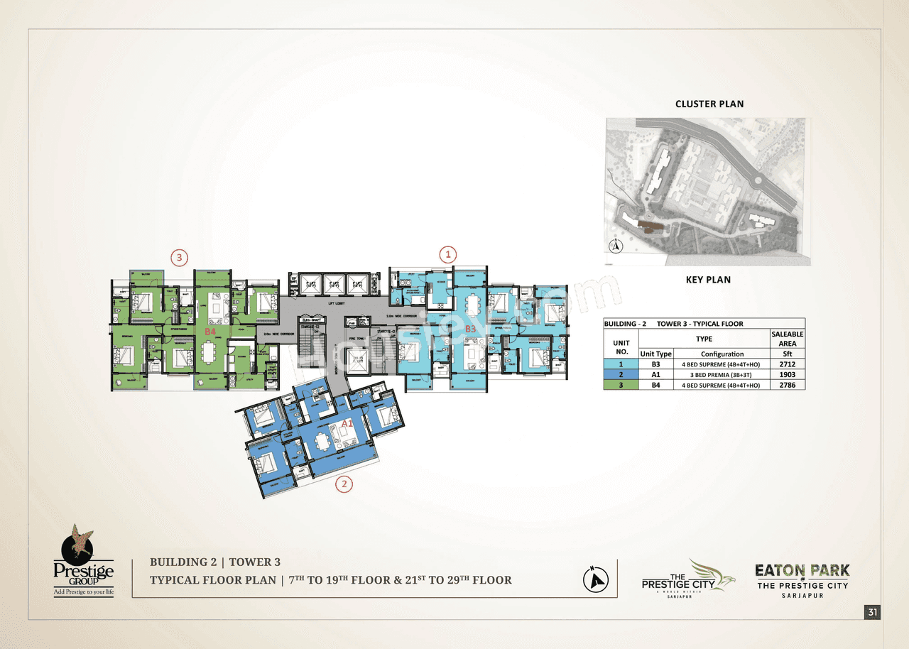 Prestige Ethan Floor plan 3