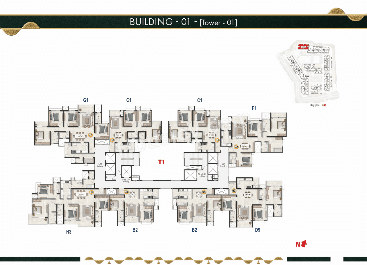 Prestige Evergreen Park Floor plan 1