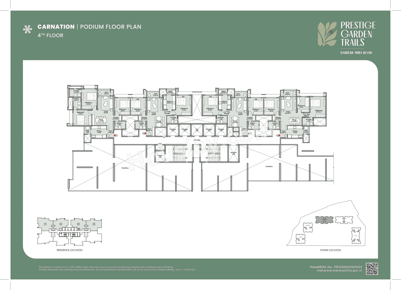 Prestige Garden Trails Floor plan 8