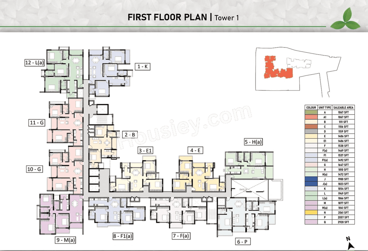 Prestige Glenbrook Floor plan 1