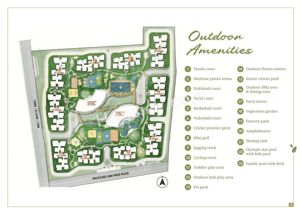 Prestige Golden Grove Master Plan