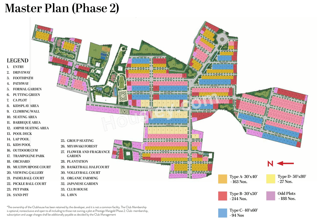 Prestige Marigold Floor plan 1