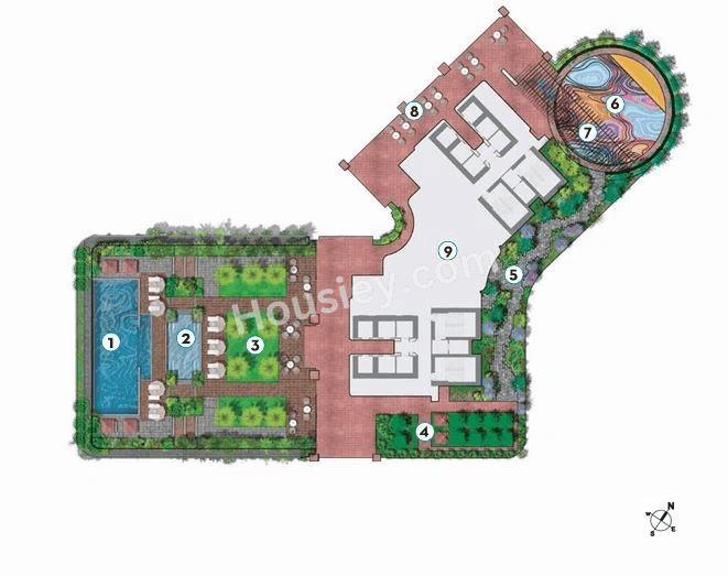 Prestige Ocean Towers Floor plan 1