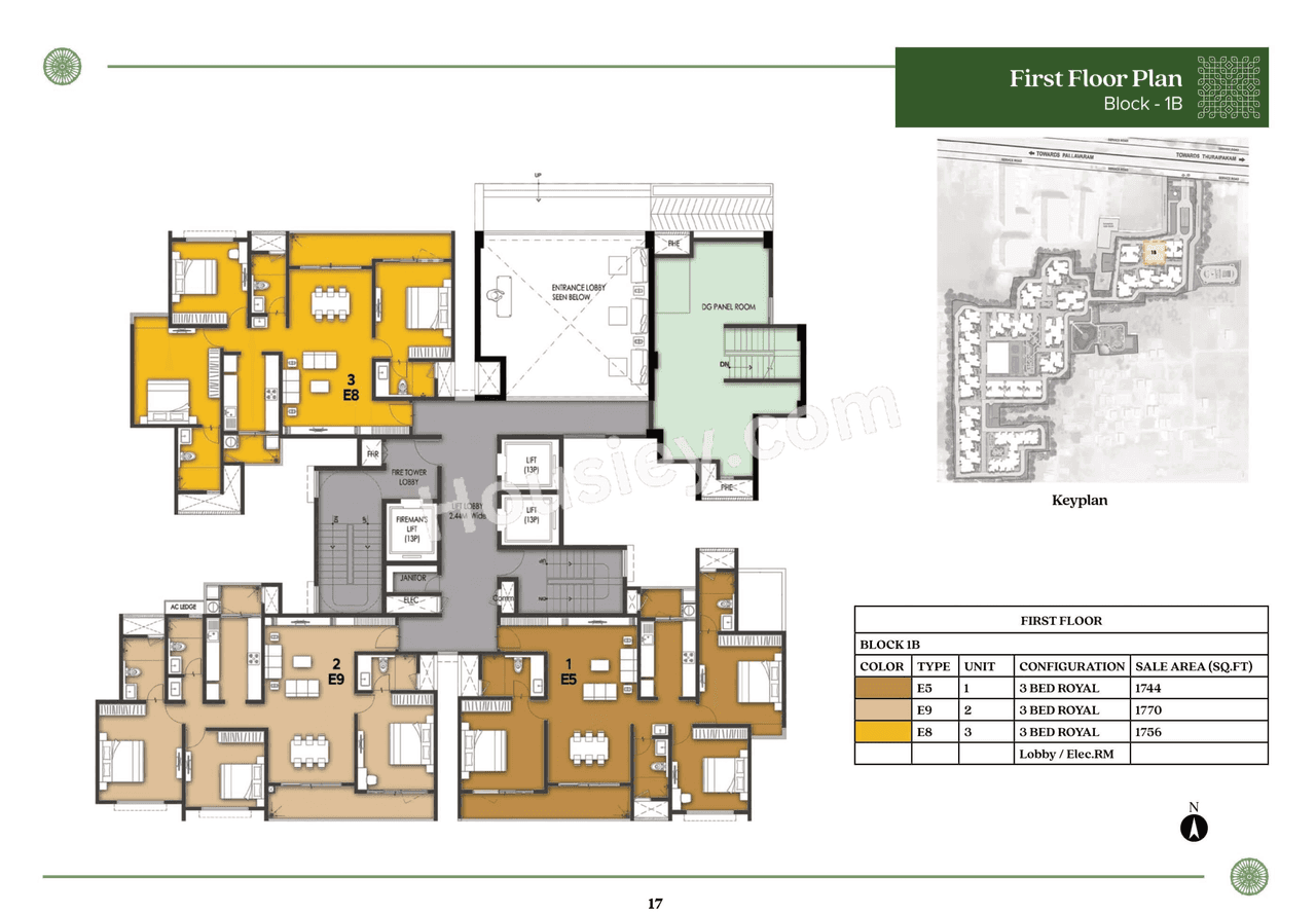 Prestige Pallavaram Gardens Floor plan 2