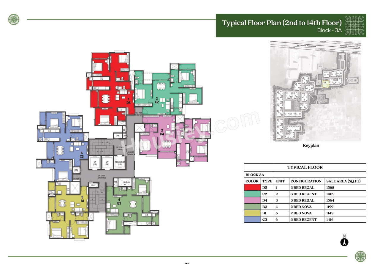 Prestige Pallavaram Gardens Floor plan 4
