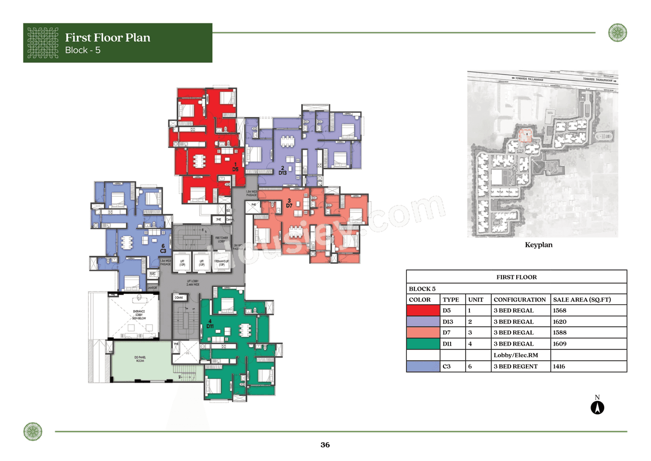 Prestige Pallavaram Gardens Floor plan 8