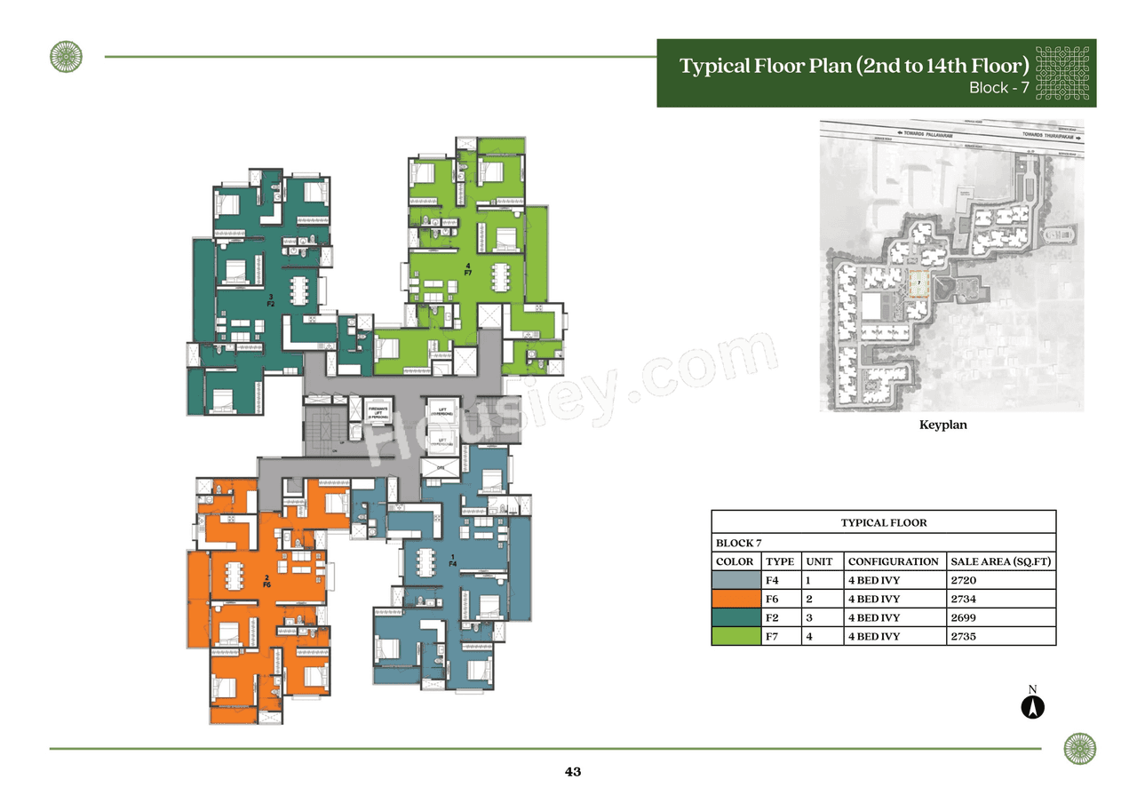 Prestige Pallavaram Gardens Floor plan 10