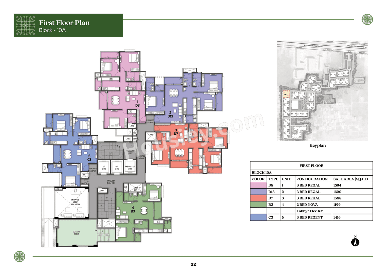 Prestige Pallavaram Gardens Floor plan 13