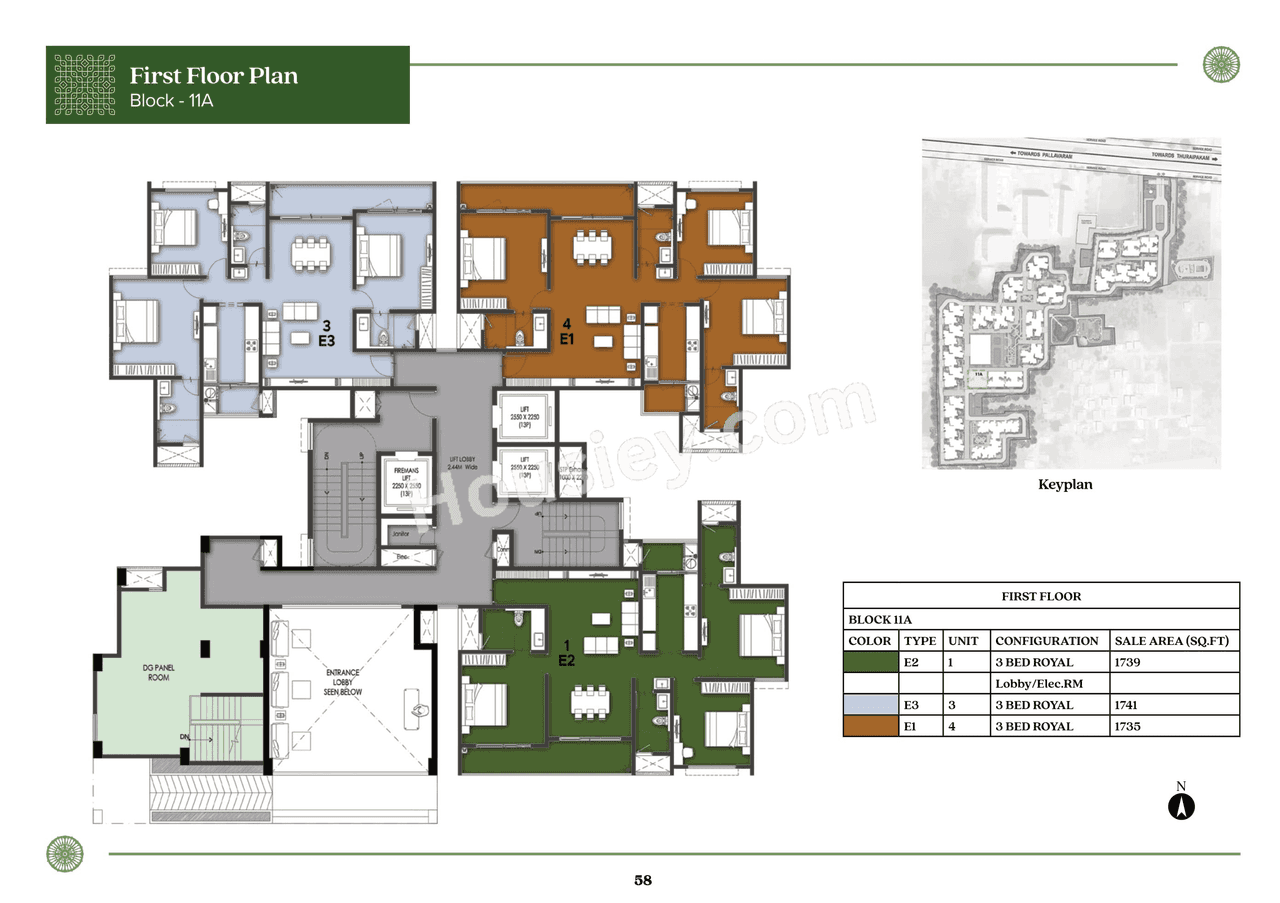 Prestige Pallavaram Gardens Floor plan 15