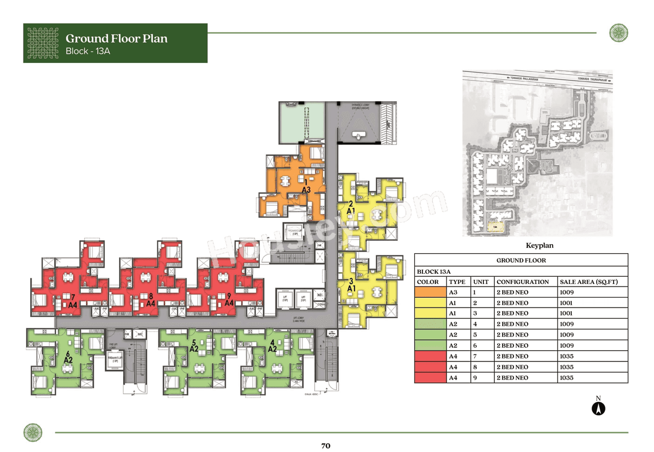 Prestige Pallavaram Gardens Floor plan 19