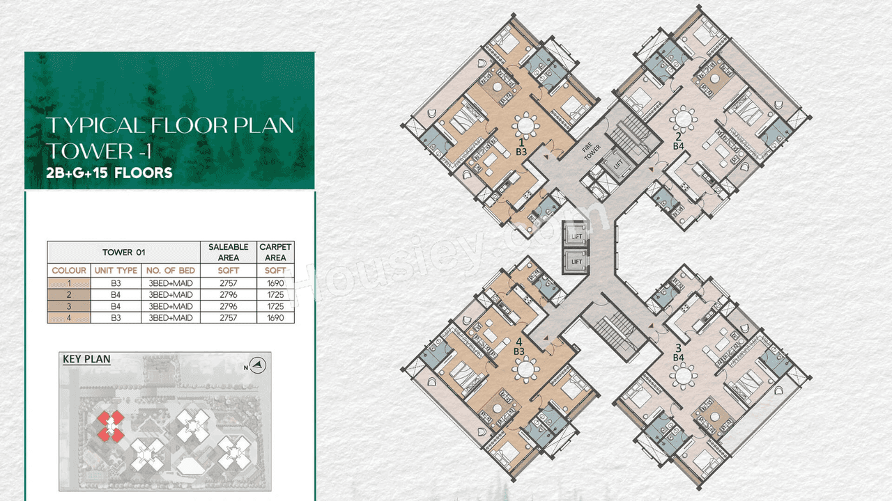Prestige Pine Forest Floor plan 1