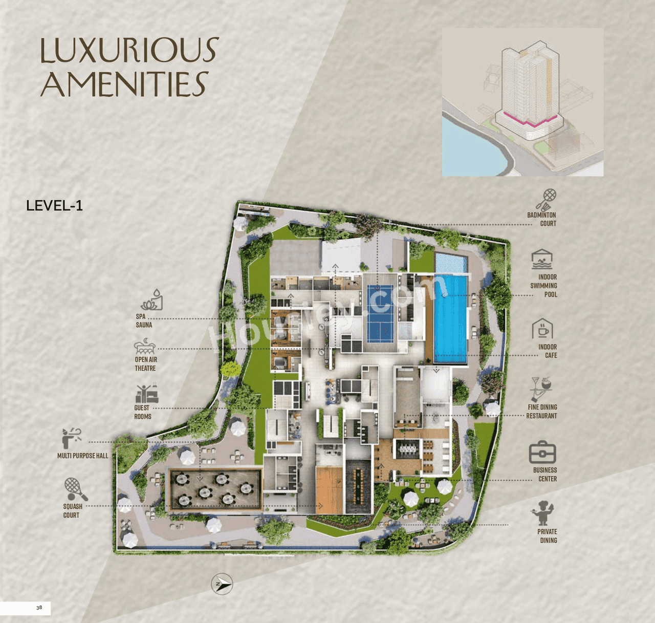Prestige Rainbow Waters Floor plan 1