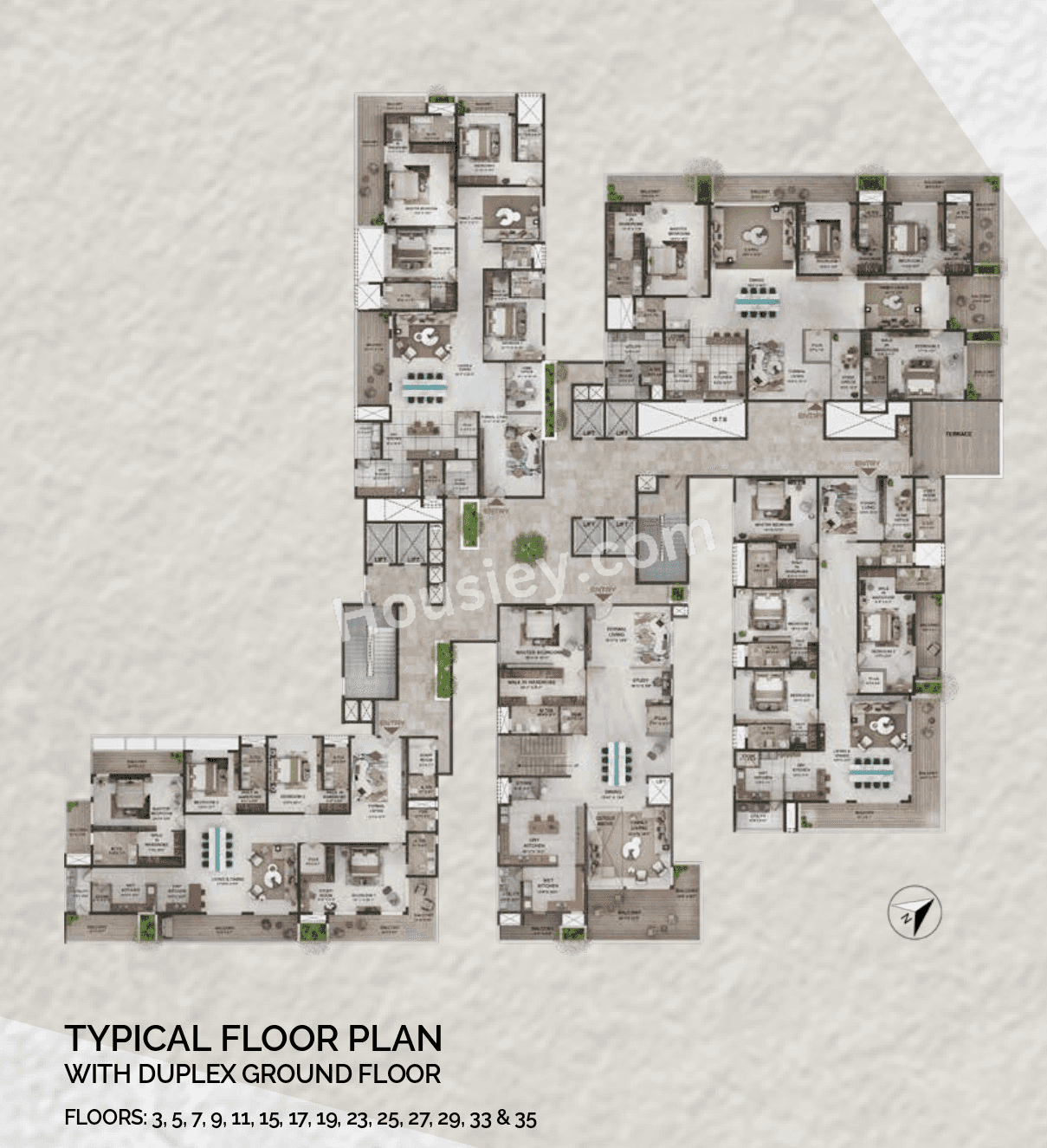 Prestige Rainbow Waters Floor plan 5