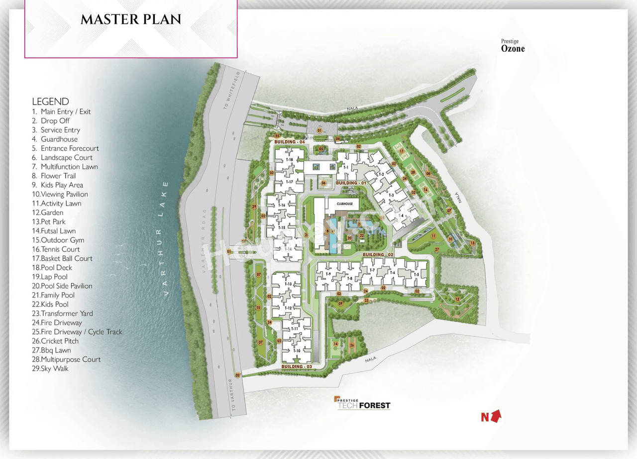 Prestige Raintree Park Floor plan 1