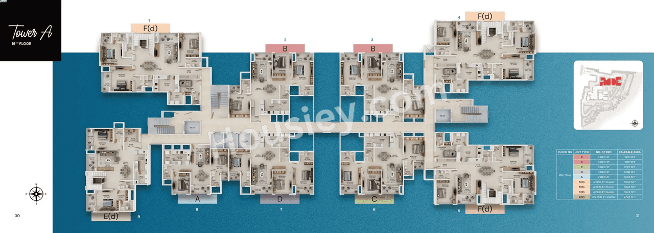 Prestige Somerville Floor plan 2