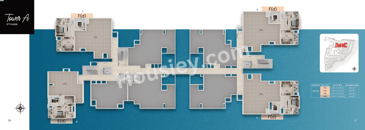Prestige Somerville Floor plan 3