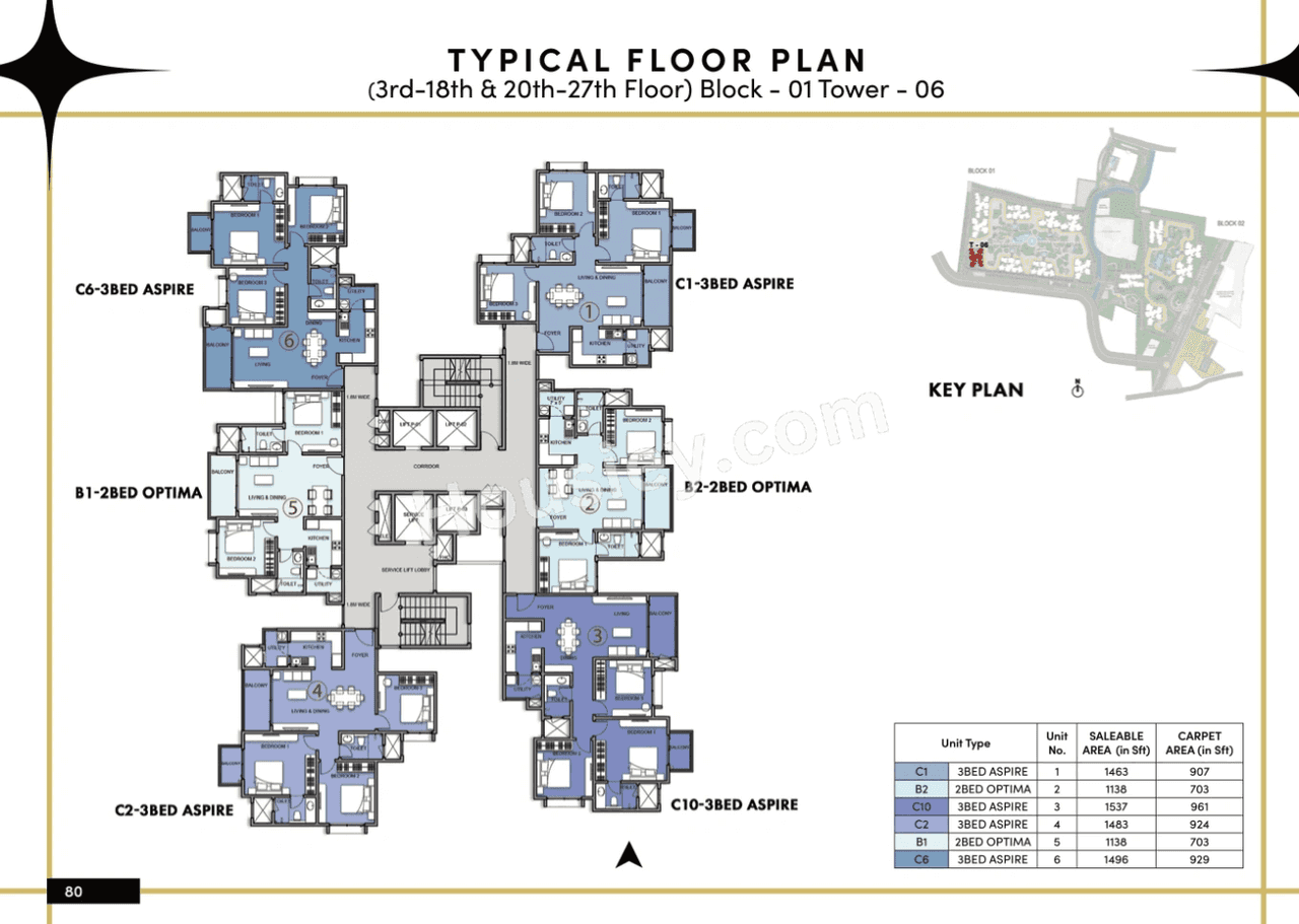 Prestige Southern Star Floor plan 4