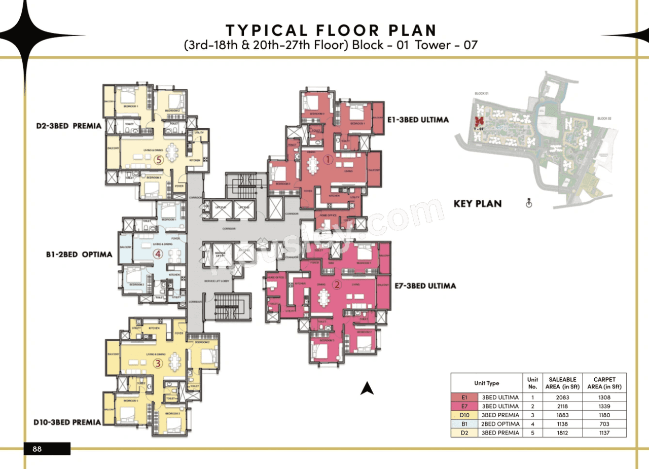 Prestige Southern Star Floor plan 5