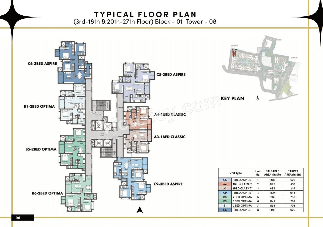 Prestige Southern Star Floor plan 6