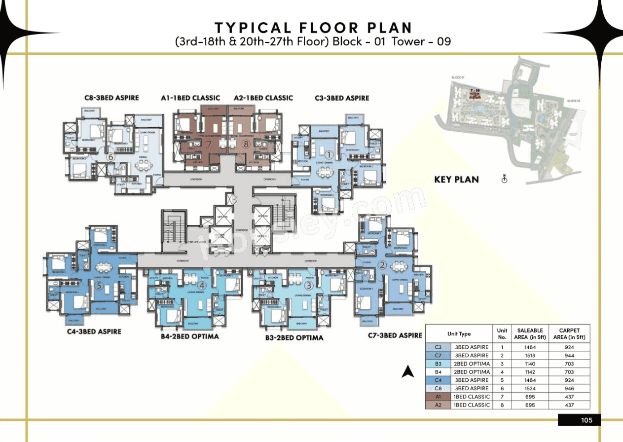 Prestige Southern Star Floor plan 7