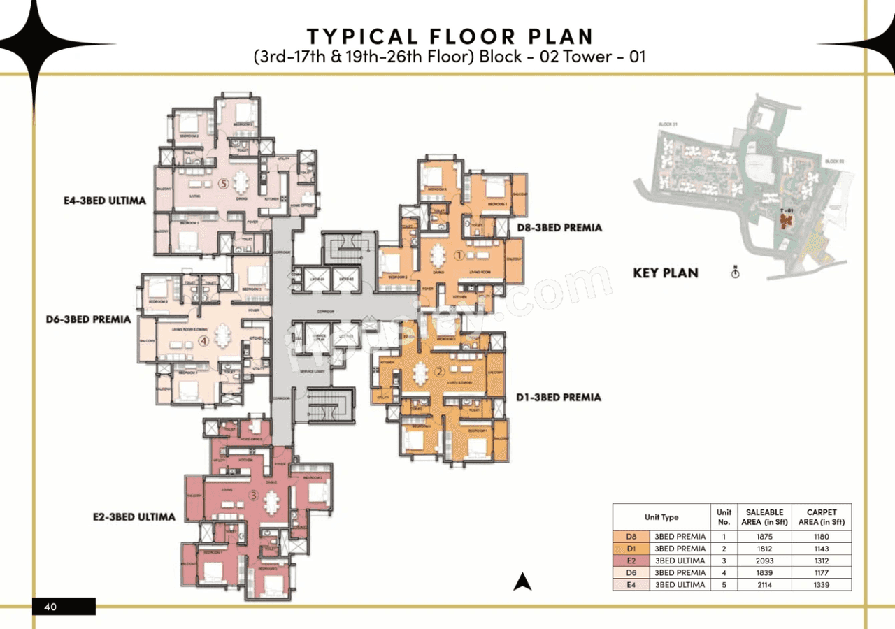 Prestige Southern Star Floor plan 10