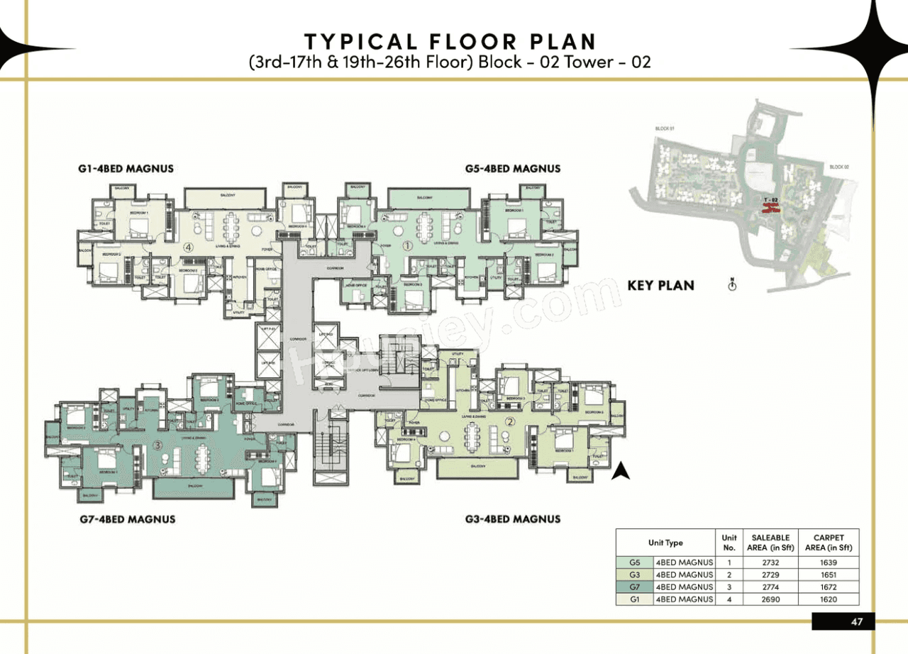 Prestige Southern Star Floor plan 11