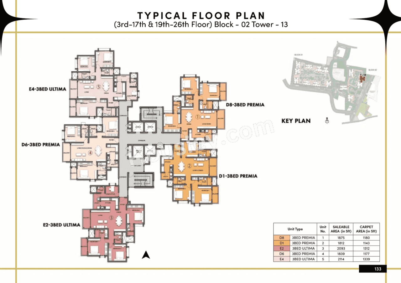 Prestige Southern Star Floor plan 13