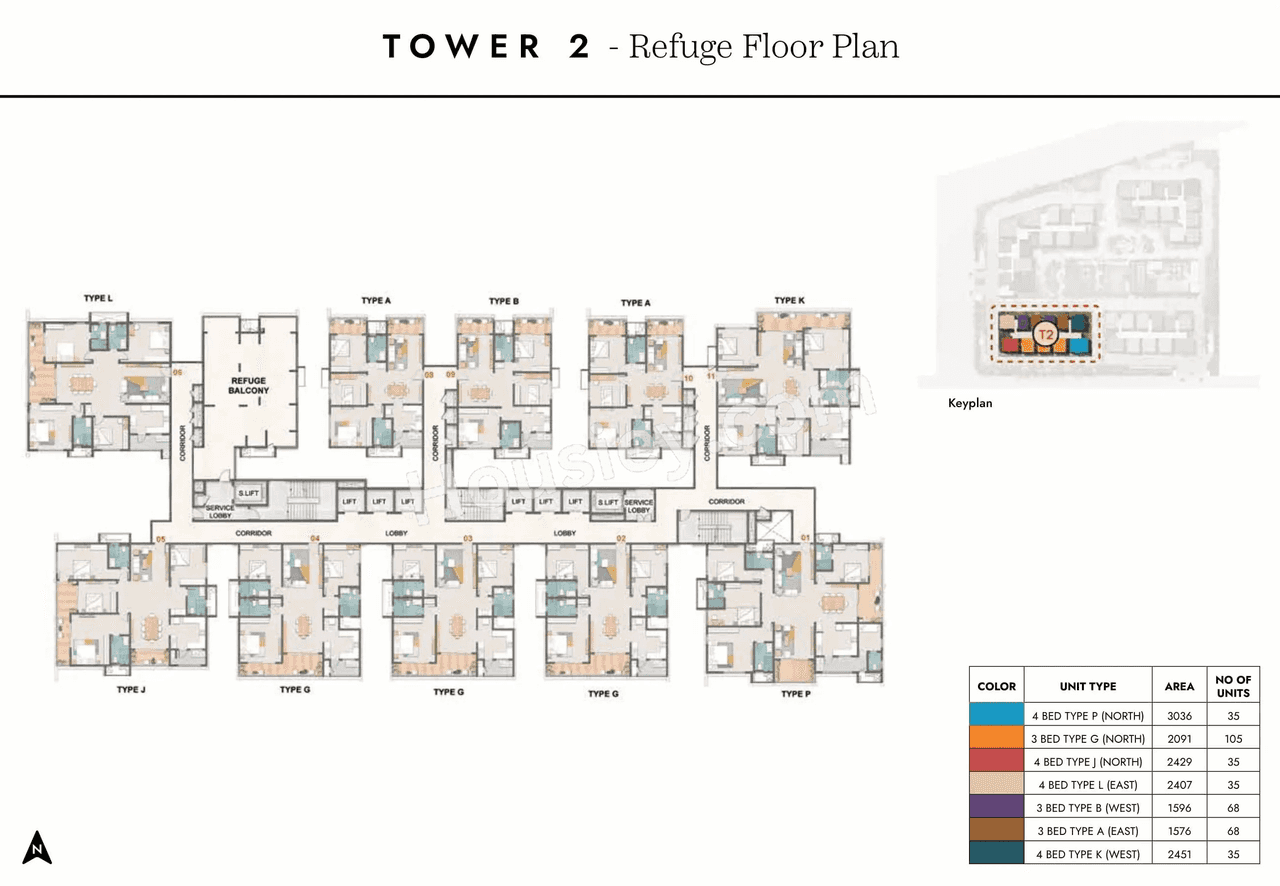 Prestige Spring Heights Rajendra Nagar Floor plan 1