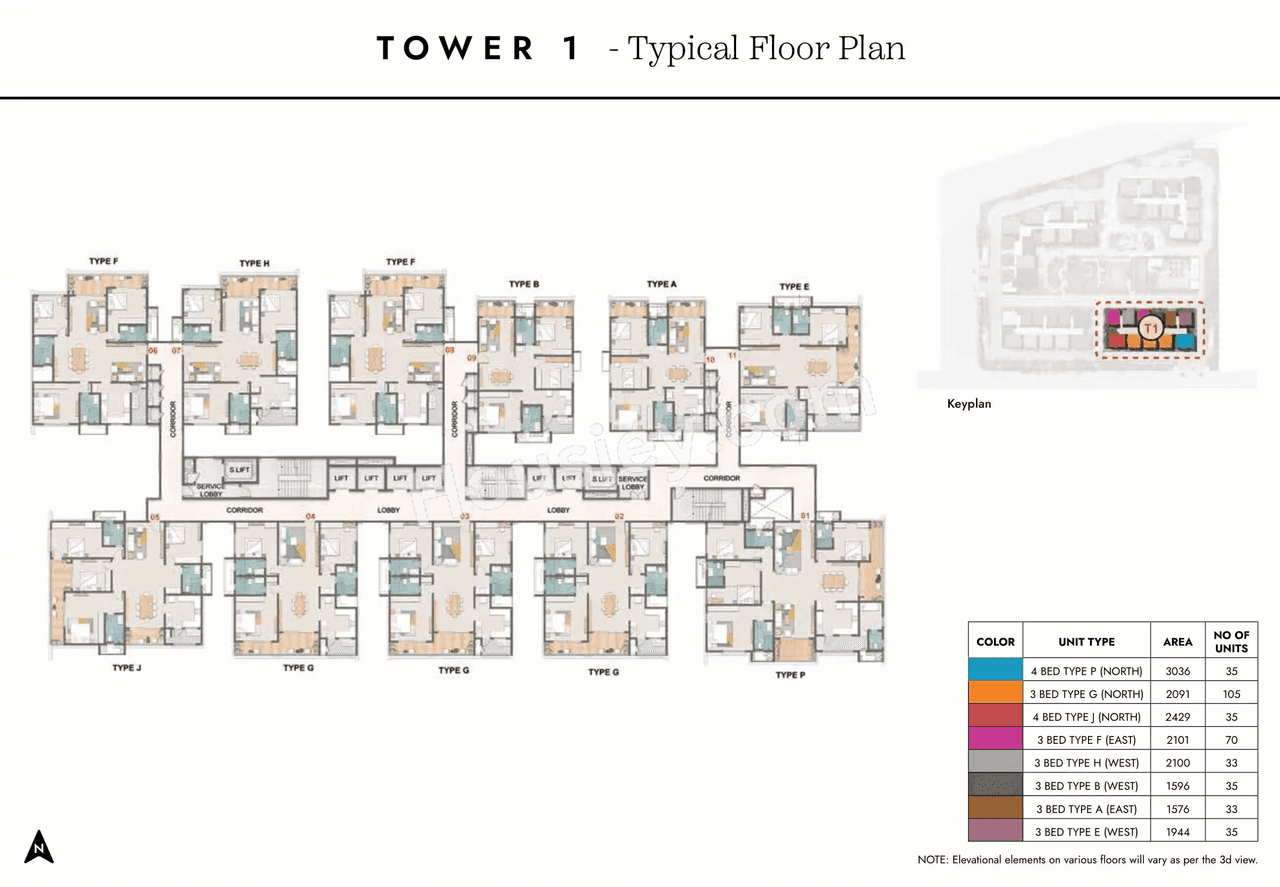 Prestige Spring Heights Rajendra Nagar Floor plan 2