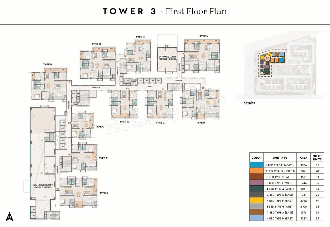 Prestige Spring Heights Rajendra Nagar Floor plan 9