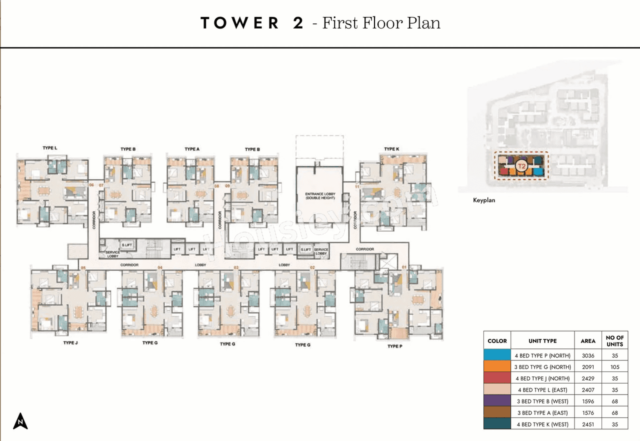 Prestige Spring Heights Rajendra Nagar Floor plan 10
