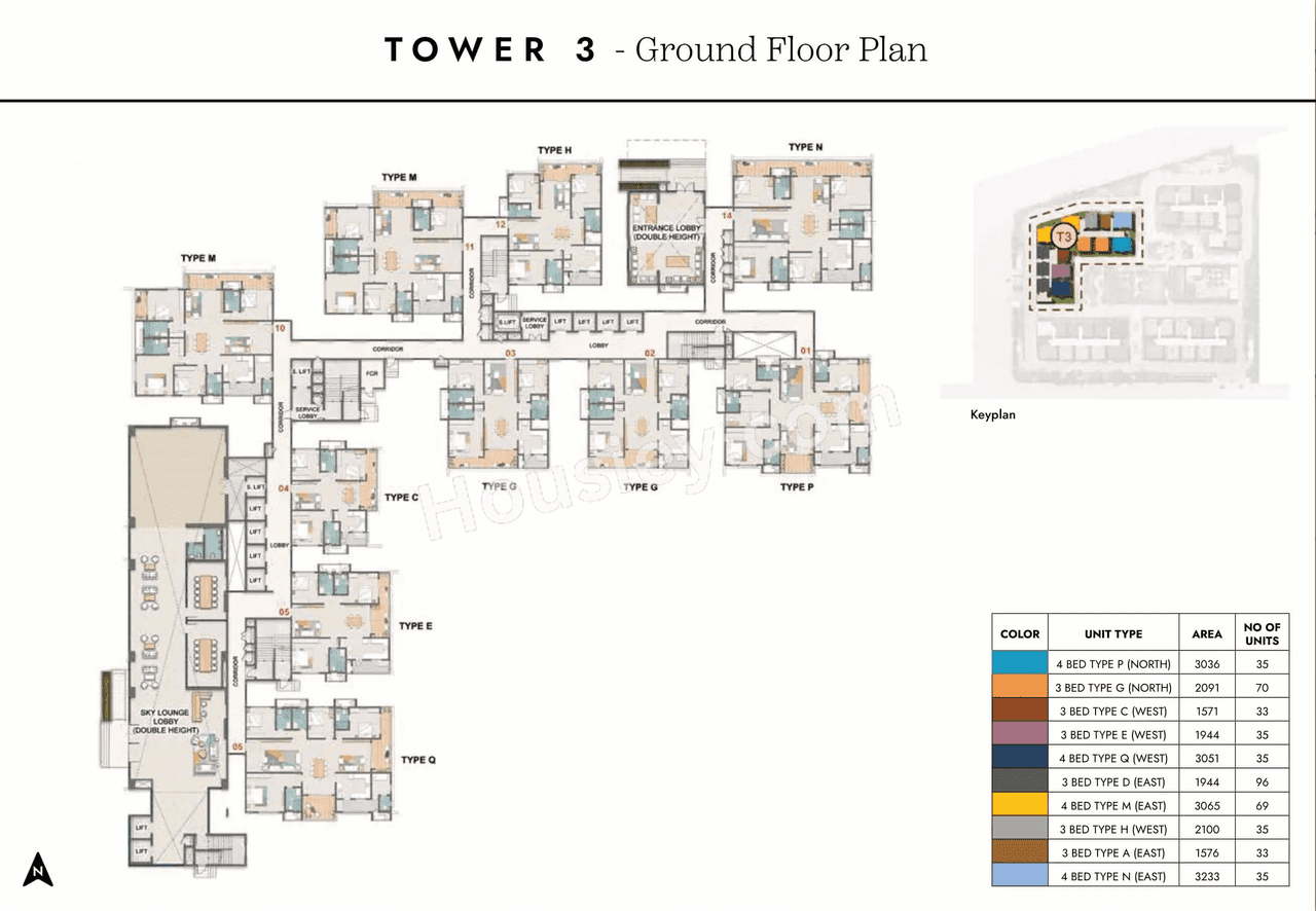 Prestige Spring Heights Rajendra Nagar Floor plan 12