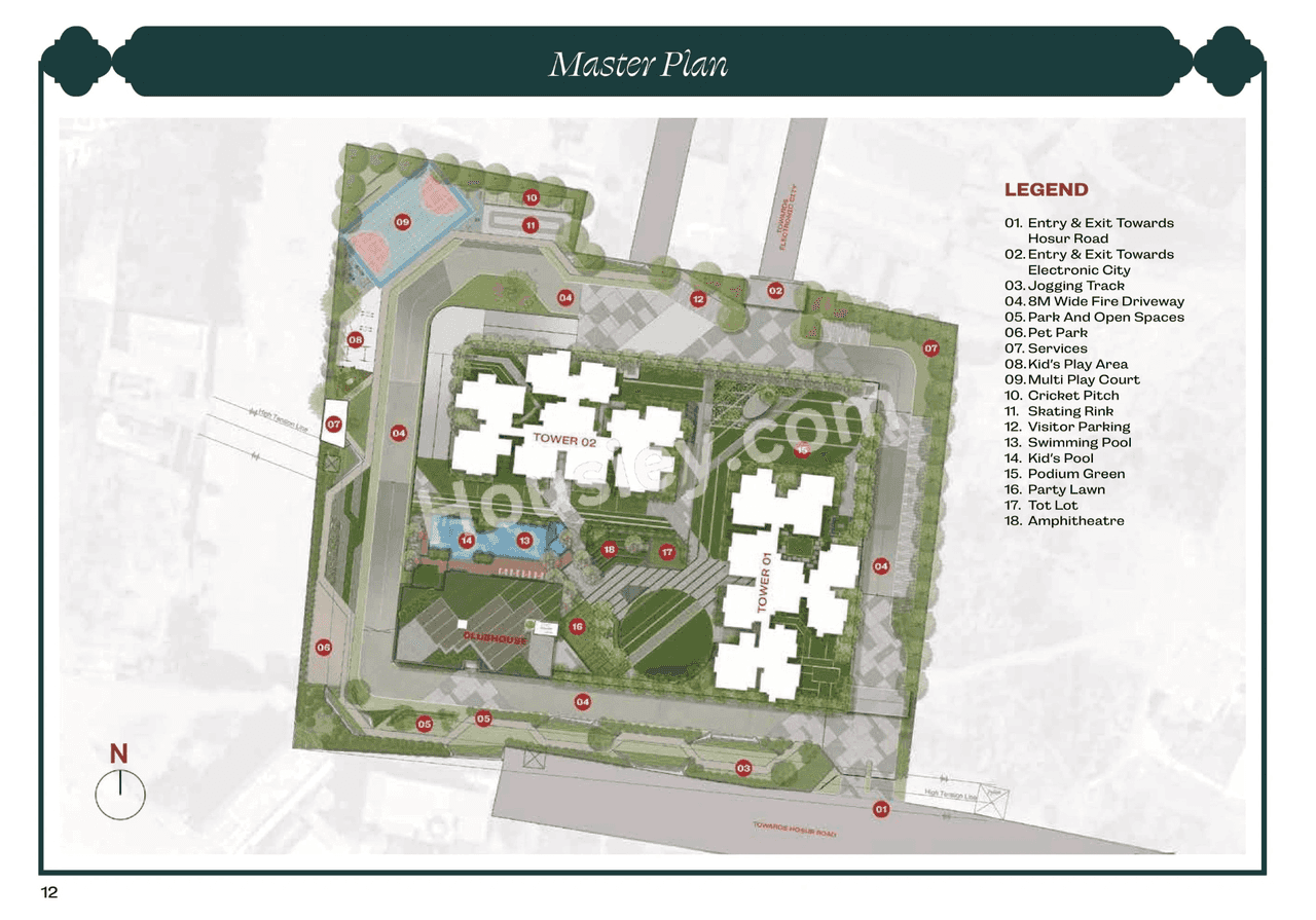Prestige Suncrest Floor plan 1