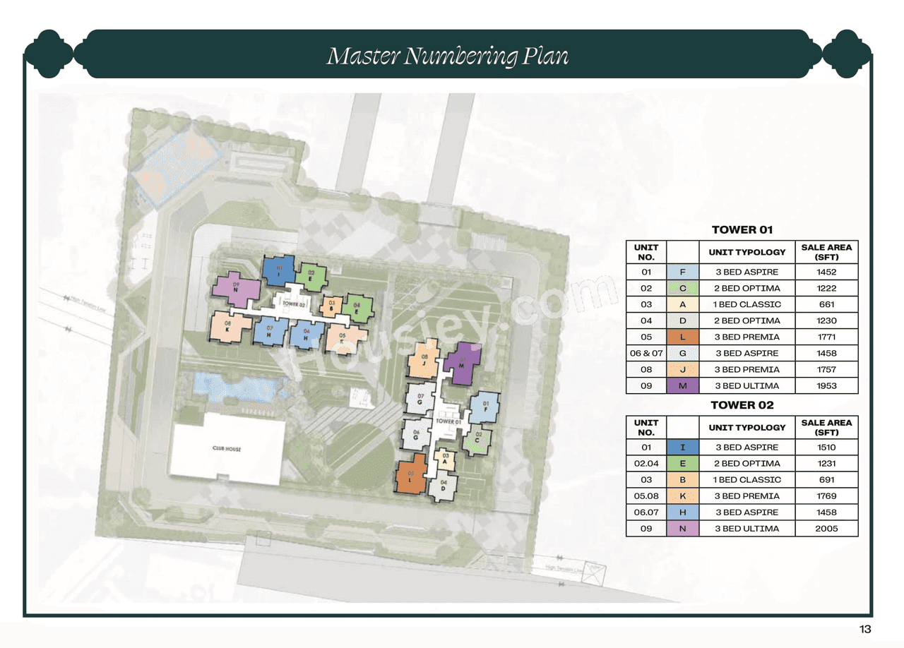 Prestige Suncrest Floor plan 2