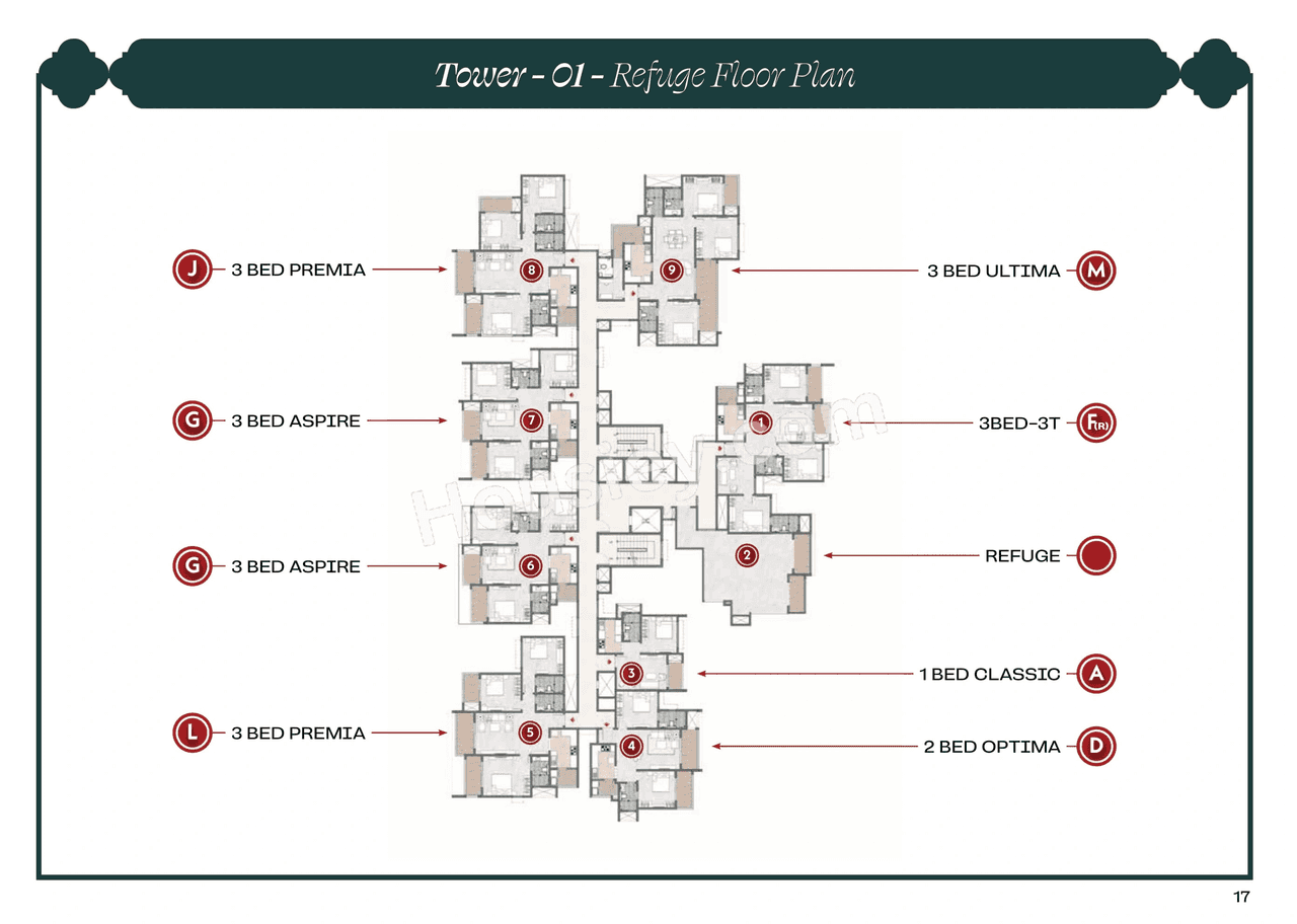 Prestige Suncrest Floor plan 1