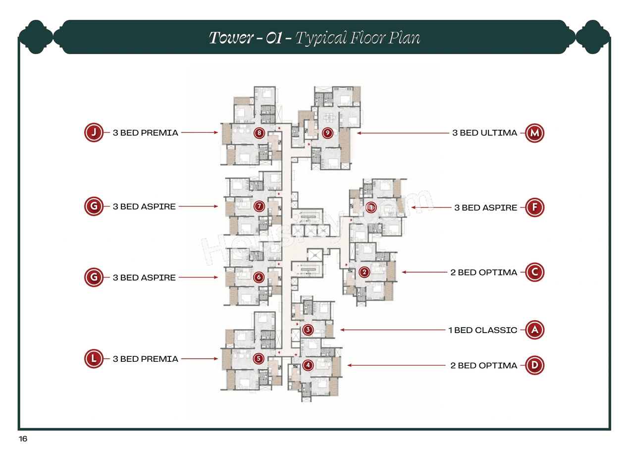 Prestige Suncrest Floor plan 2