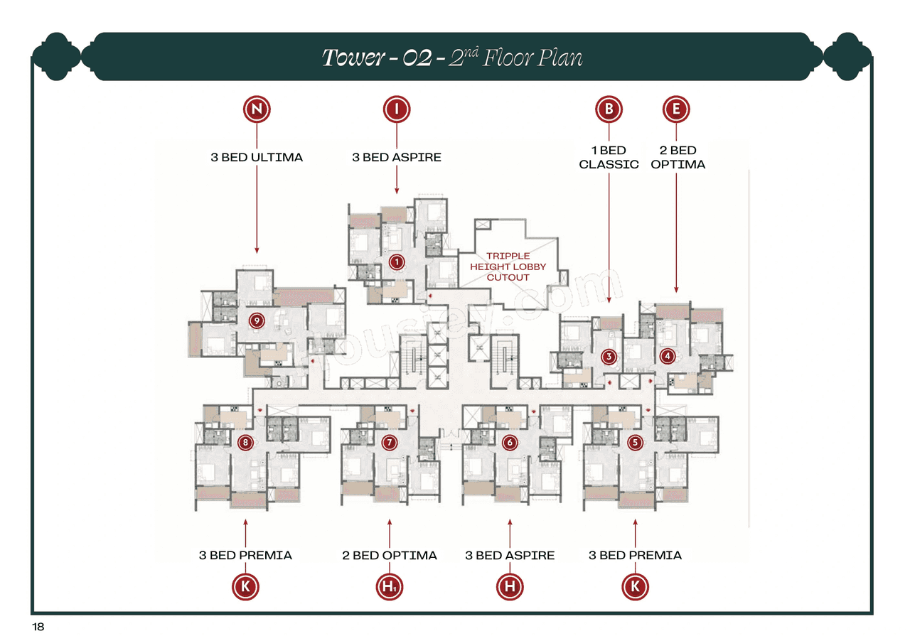 Prestige Suncrest Floor plan 3