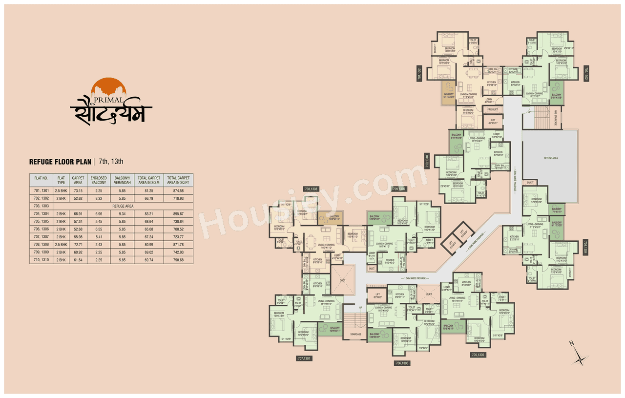 Primal Saundaryam Floor plan 2