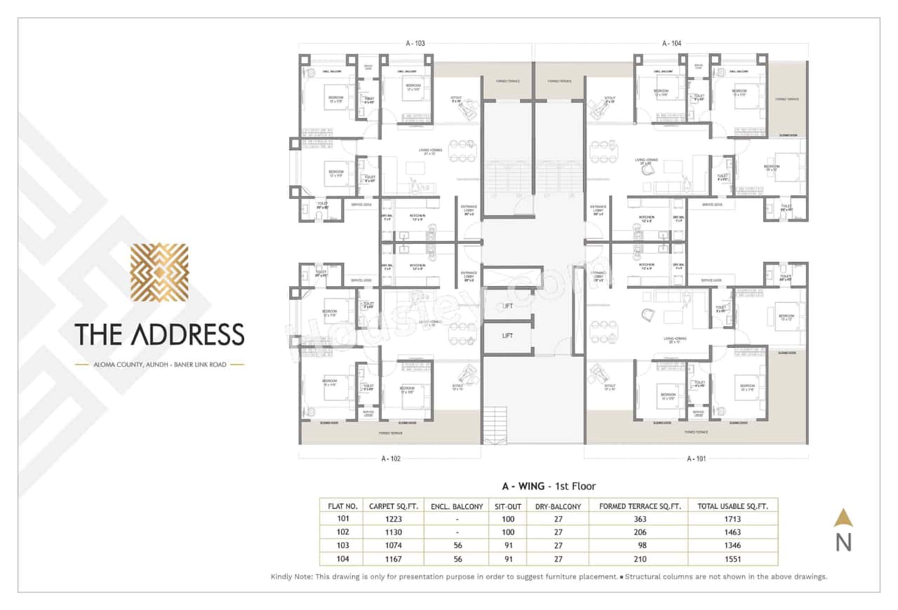 Primespace The Address Floor plan 3