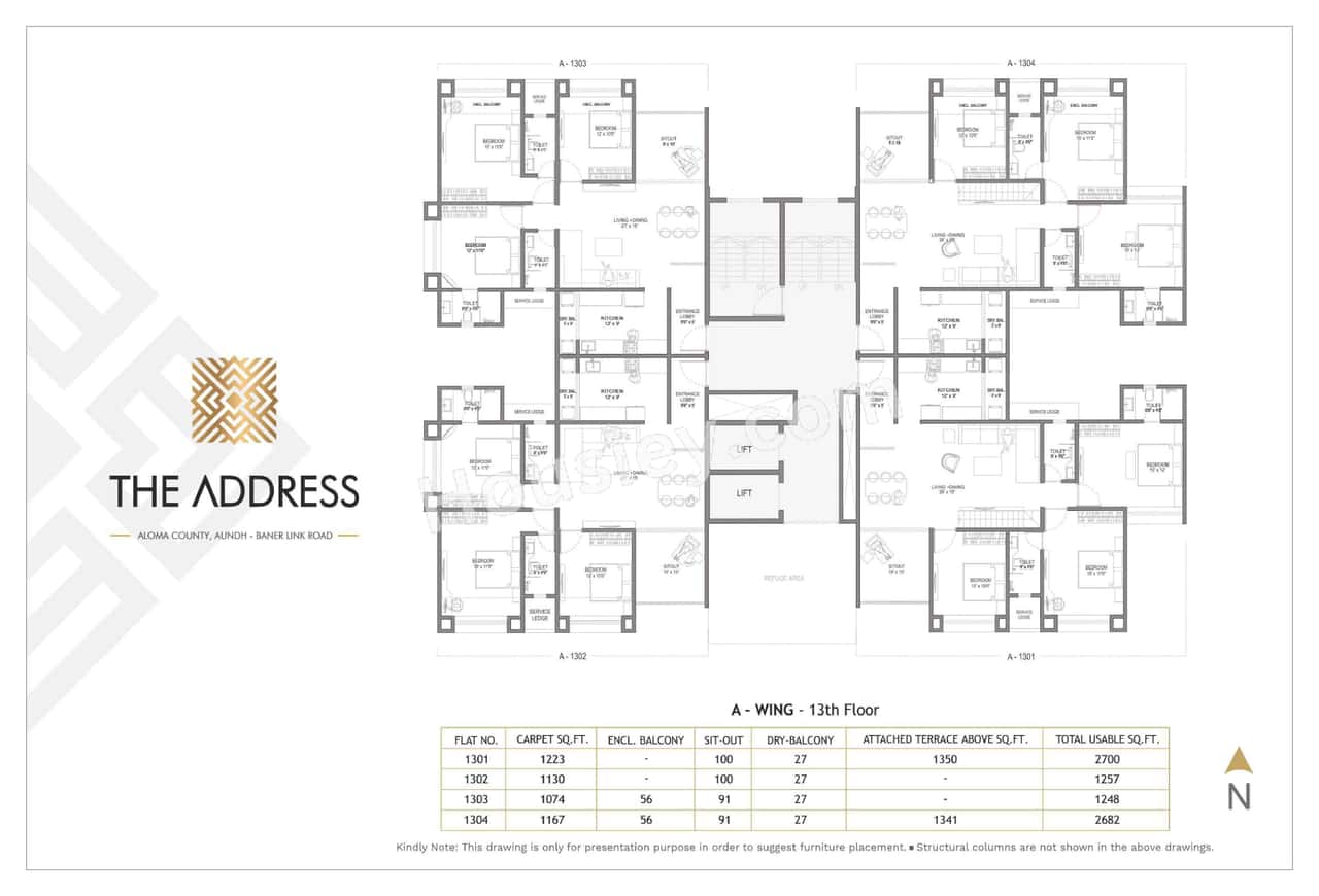 Primespace The Address Floor plan 6