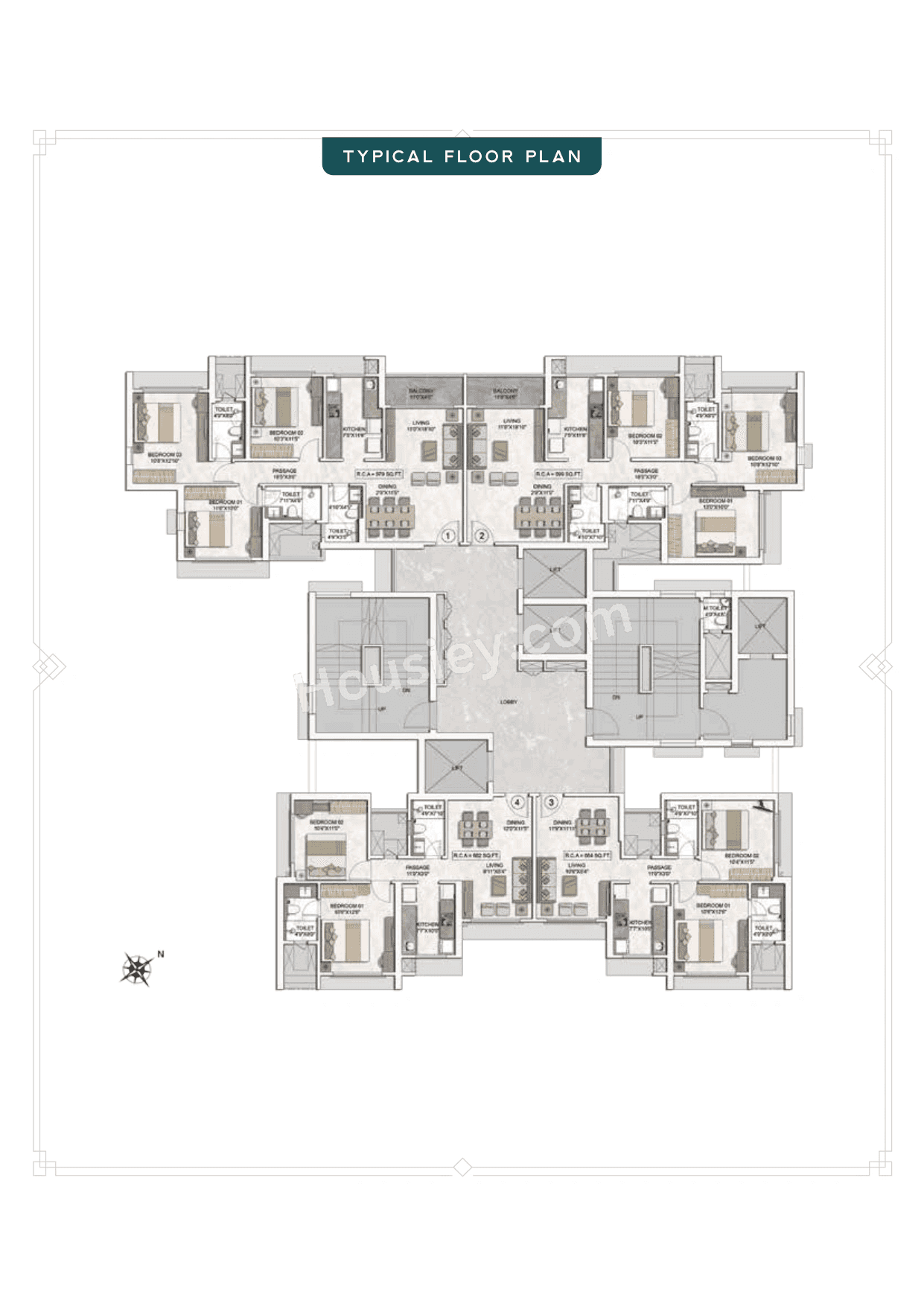 PrinceCare Amaraa Floor Plan