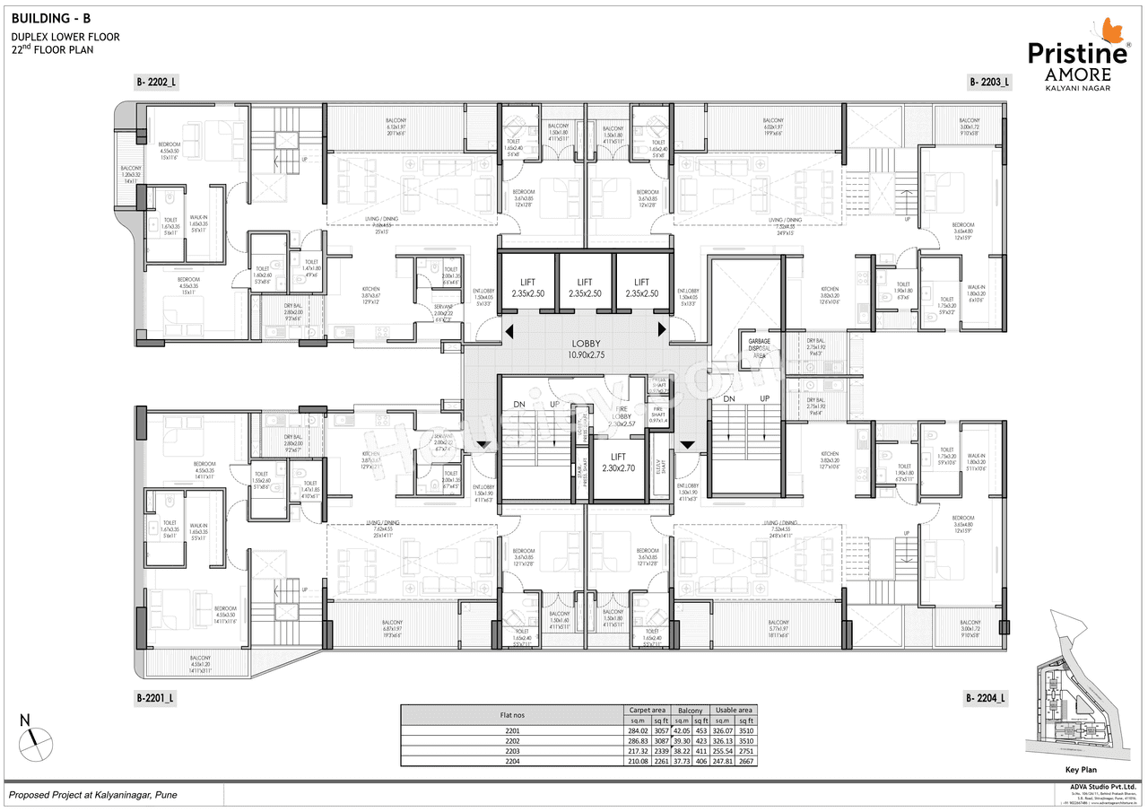 Pristine Amore Floor plan 1