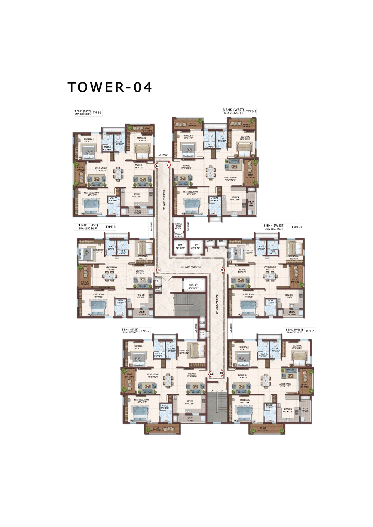 Prosperiti Homes Ekam Floor plan 4