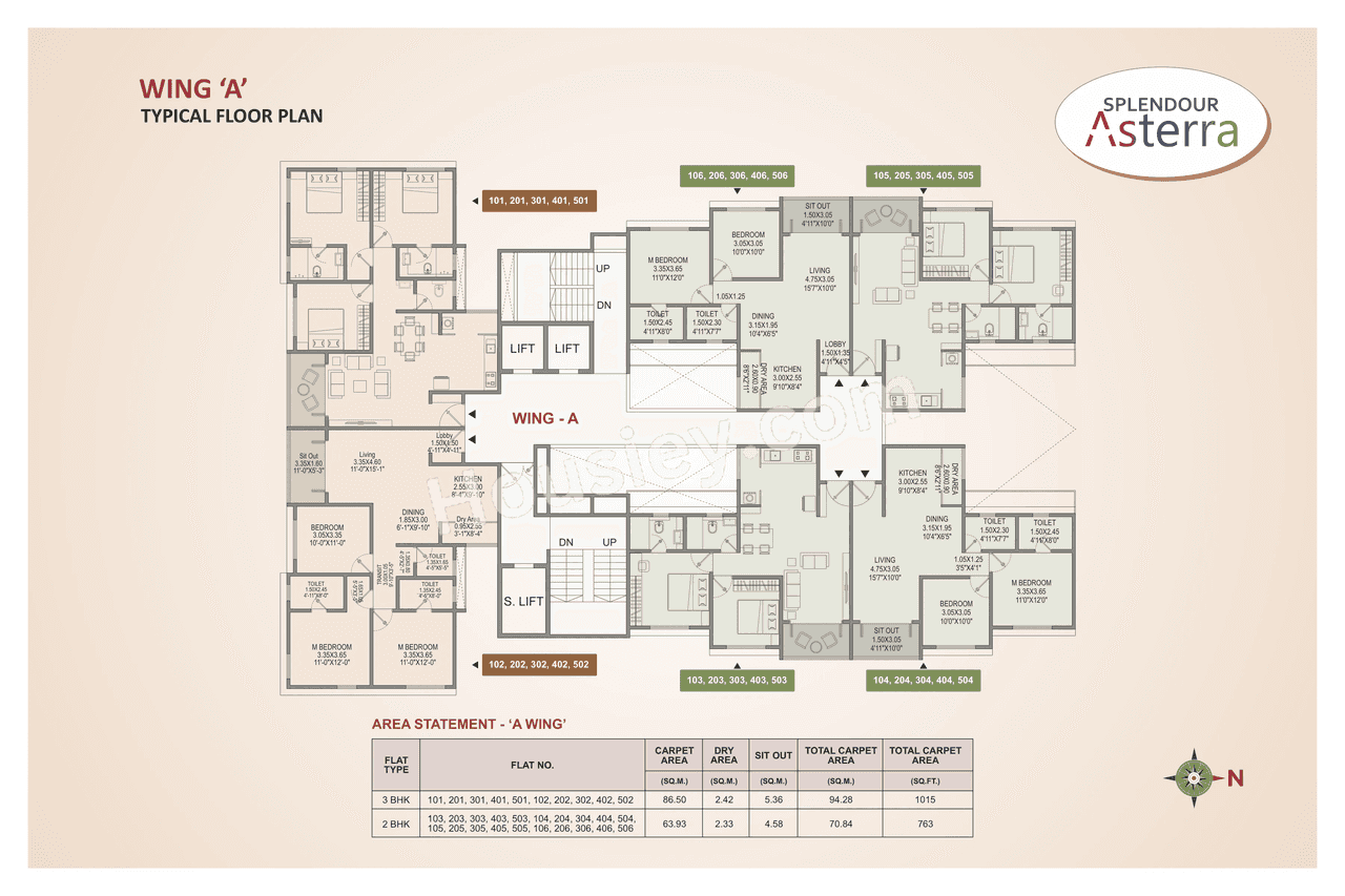 PS Splendour Asterra Floor plan 1