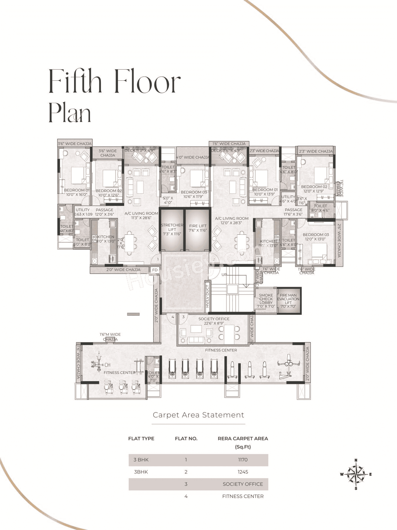 PSK Altair 77 Floor plan 3